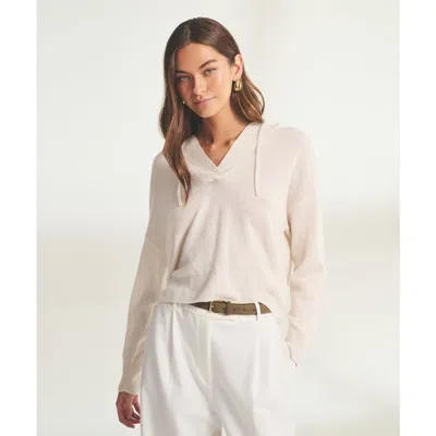 Naadam Lightweight Cashmere Open Neck Hoodie