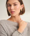 Naadam Lightweight Cashmere Relaxed Boatneck Sweater In Gray