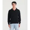 Naadam Lightweight Cashmere Relaxed Polo In Black