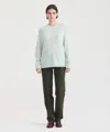Naadam Lightweight Reversible Cashmere Crewneck Sweater In Mint