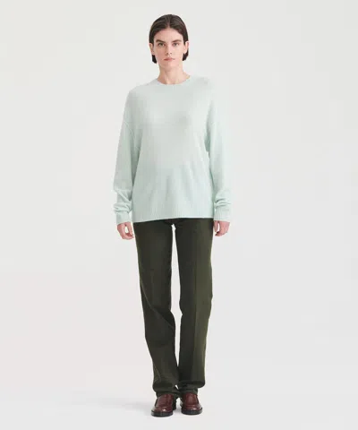 Naadam Lightweight Reversible Cashmere Crewneck Sweater In Mint