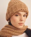 Naadam Lofty Alpaca Beanie In Brown