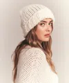 Naadam Lofty Alpaca Beanie In White