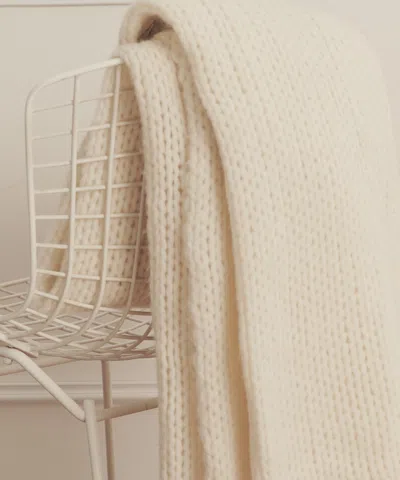 Naadam Lofty Alpaca Blanket In Neutral