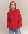 Naadam Lofty Alpaca Crewneck In Red