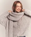 Naadam Lofty Alpaca Scarf In Gray