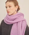 Naadam Lofty Alpaca Scarf In Purple