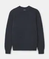Naadam Luxe Cashmere Fisherman Crewneck Sweater In Smoke