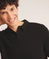 Naadam Luxe Cashmere Polo Sweater In Black