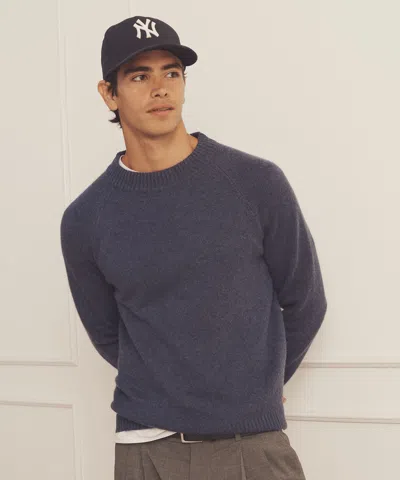Naadam Luxe Cashmere Raglan Crewneck In Blue
