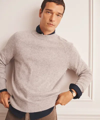 Naadam Luxe Cashmere Raglan Crewneck In Gray