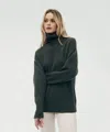 Naadam Luxe Cashmere Turtleneck Tunic In Olive