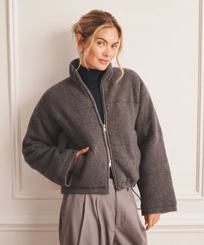 Naadam Luxe Cashmino Puffer Jacket In Gray