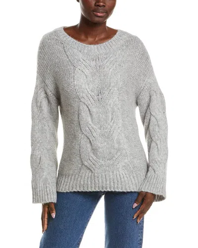 Naadam Luxe Lofty Alpaca-blend Cable Boatneck Sweater In Yellow