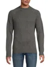 Naadam Men's Mockneck Wool Blend Sweater In Granite