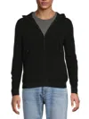 Naadam Signature Cashmere Zip Hoodie In Black