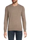 Naadam Reversible Cashmere Crewneck Sweater In Timber