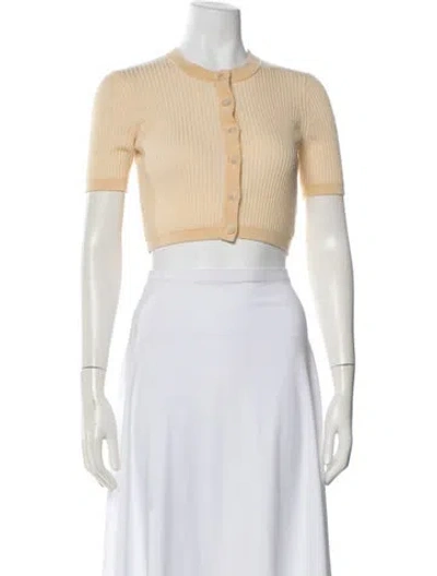Pre-owned Naadam Merino Wool Crew Neck Sweater In Neutral