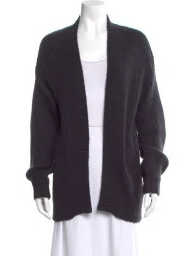 Pre-owned Naadam Merino Wool V-neck Sweater In Blue