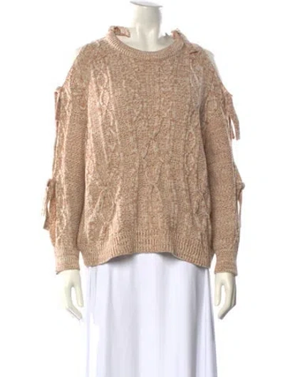 Pre-owned Naadam Mock Neck Sweater In Neutral