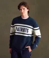 Naadam Nfl Luxe Cashmere Crewneck Sweater In Blue