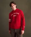 Naadam Nfl Luxe Cashmere Hoodie In Red