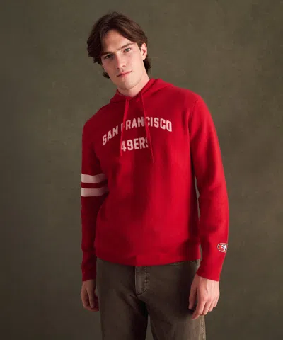 Naadam Nfl Luxe Cashmere Hoodie In Red