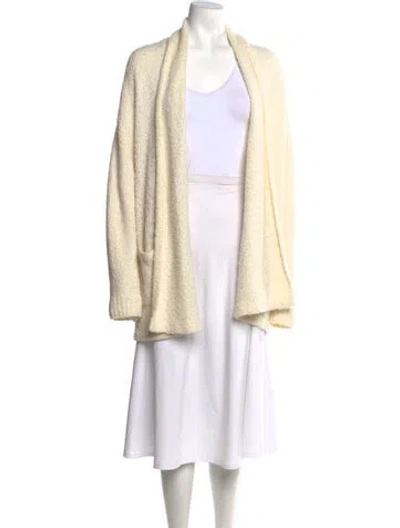 Pre-owned Naadam Open Front Sweater In Neutrals