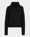 Naadam Oversized Luxe Cashmere Turtleneck In Black