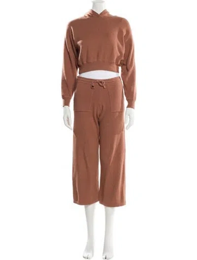 Pre-owned Naadam Pant Set In Brown