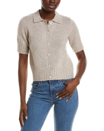 Naadam Premium Cashmere Collared Cardigan In Neutral