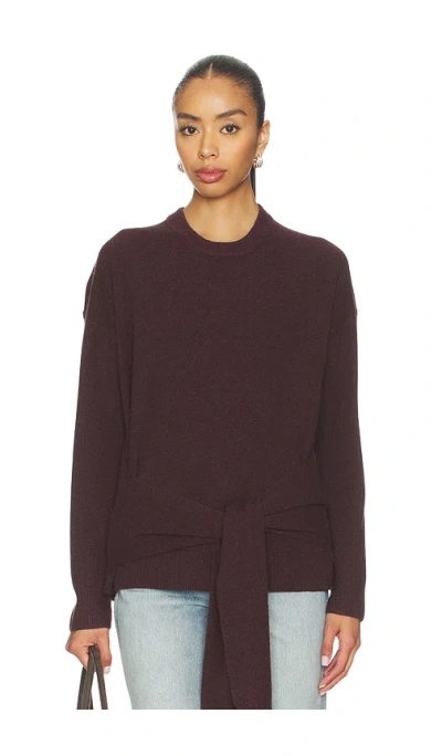 Naadam Premium Cashmino Crewneck Sweater In Brown