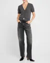 Naadam Ribbed Button-down Cashmere Cardigan In Granite