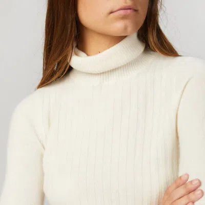 Naadam Ribbed Cashmere Turtleneck In Yellow