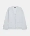 Naadam Signature Cashmere Boxy Cardigan In Blue