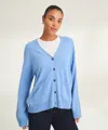 Naadam Signature Cashmere Boxy Cardigan In Blue