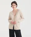 Naadam Signature Cashmere Boyfriend Cardigan In Dark Navy