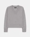 Naadam Signature Cashmere Classic V-neck Sweater In Cement