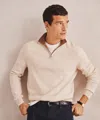 Naadam Signature Cashmere Color Blocked Quarter Zip In Multi