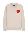 Naadam Signature Cashmere Embroidered Heart Sweater