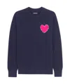 Naadam Signature Cashmere Embroidered Heart Sweater