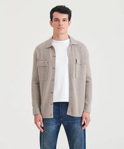 Naadam Signature Cashmere Field Shirt Jacket In Black