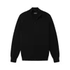 Naadam Signature Cashmere Full Zip Sweater In Black