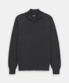Naadam Signature Cashmere Full Zip Sweater In Smoke