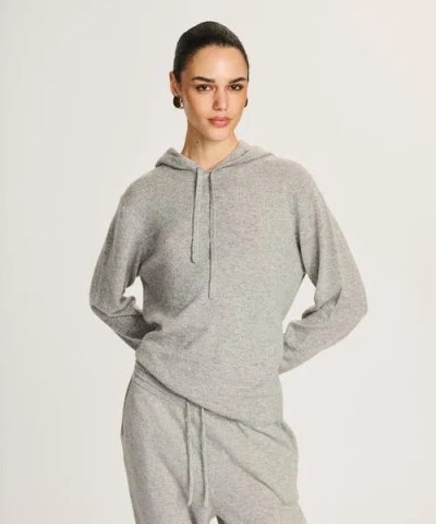 Naadam Signature Cashmere Hoodie In Gray