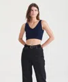 Naadam Signature Cashmere Longline Bra Top In Lavender