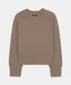 Naadam Signature Cashmere Raglan Crewneck Sweater In Brown Sugar
