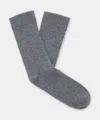 Naadam Signature Cashmere Ribbed Socks In Gray
