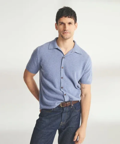 Naadam Signature Cashmere Short Sleeve Button Down