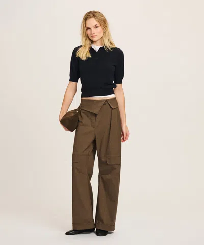 Naadam Signature Cashmere Short Sleeve Polo In Blue